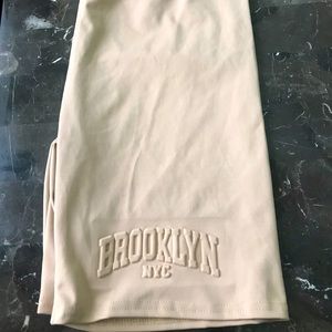 Brand new biker shorts/ say Brooklyn on them 😙